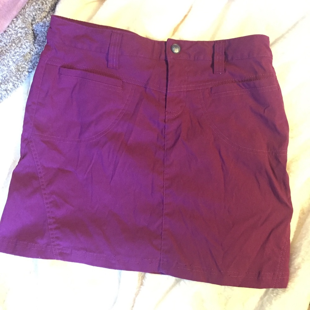 ATHLETA Purple Dipper Cargo Skirt Skort | 4